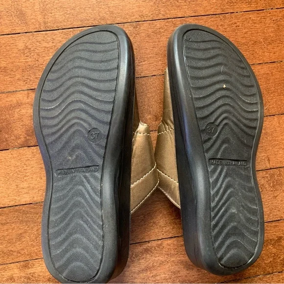 Aerothotic Tinkle Women's brown and bronze sandals size 6 6 1/2 - Picture 5 of 5